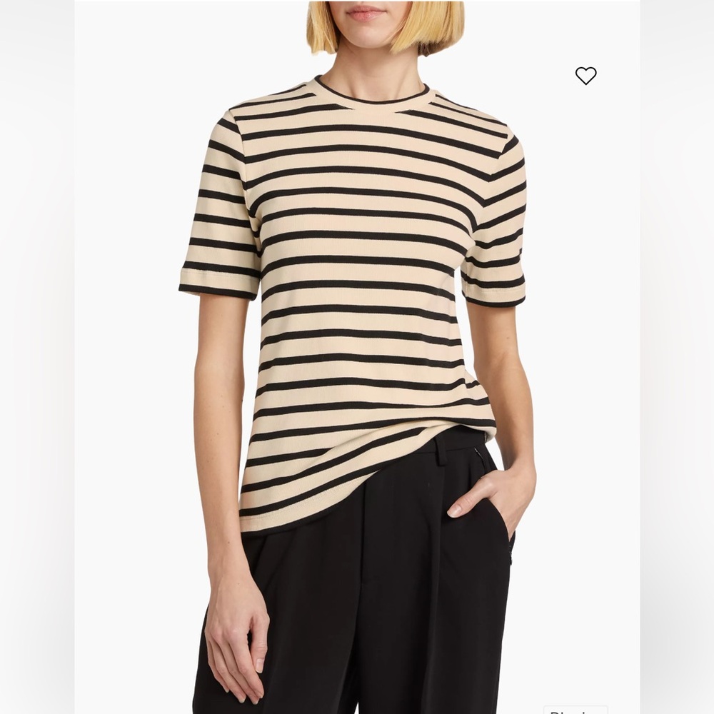 Jil Sander | Striped Cotton T-Shirt | Size M